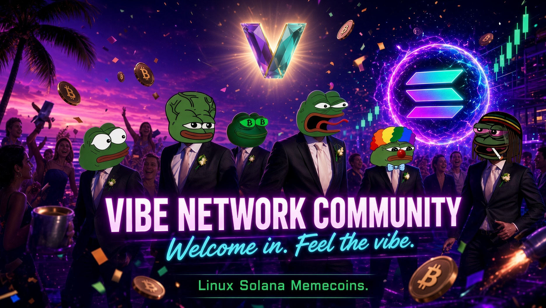 Vibe Network Community — Welcome in. Feel the vibe.